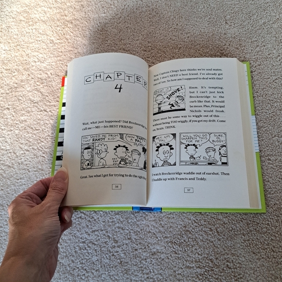 Set Of 2 Big Nate Hardcover Books Lives It Up And In A Class By Himself - Picture 5 of 10